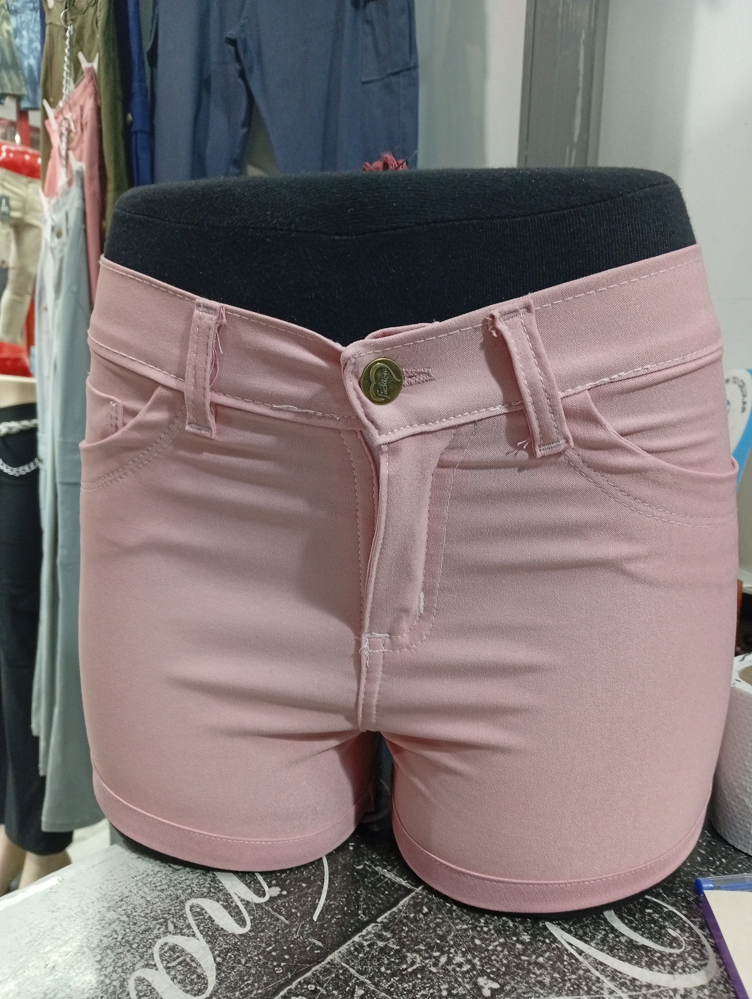 Shorts Dama Bengalina Elastizada - Imagen 2