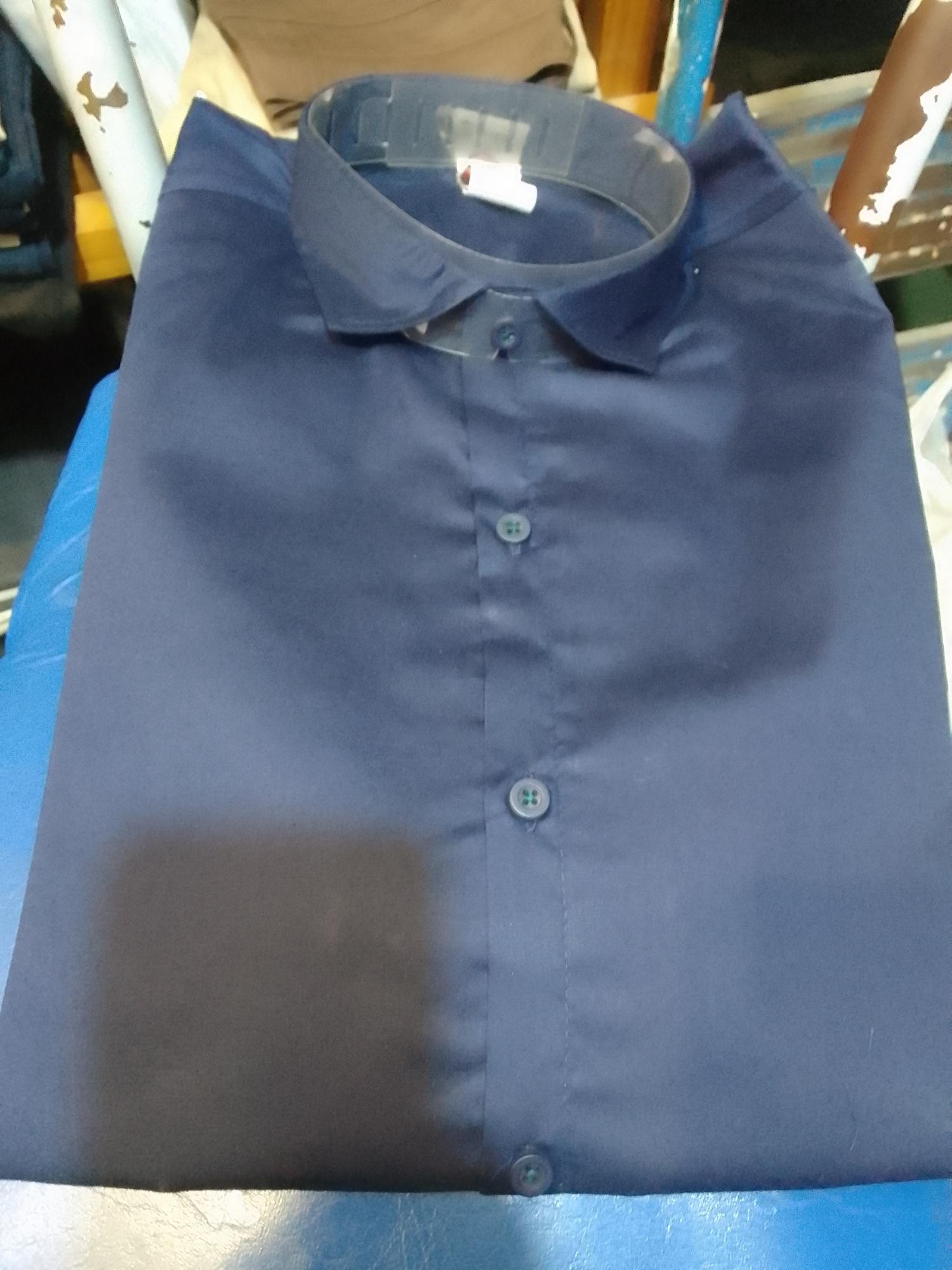 Camisas Slin Fit Lisas - Imagen 3
