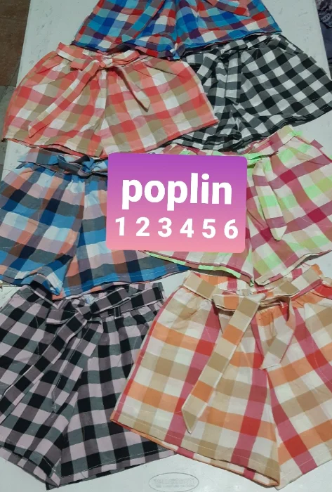 Short de Poplin de Dama
