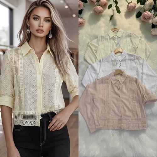 Camisa Paola de Broderi