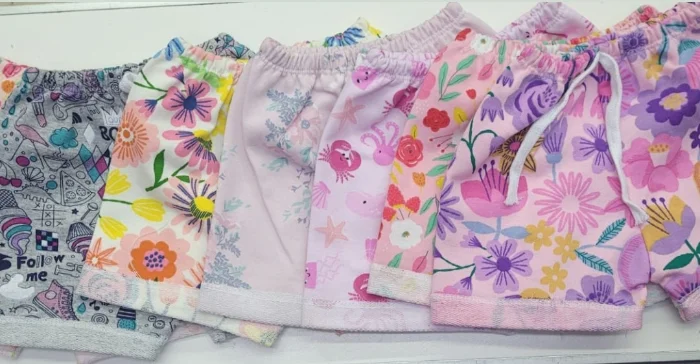 Short Beba Rústico Estampado