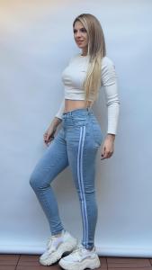 Jeans Chupín Elastisados (2 Tiras ) - Miniatura 2