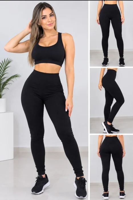 Calzas Lisas de Verano 2027 en Microfibra Deportiva Lycra