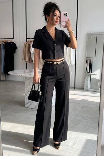 Pantalon Milan de Scuba Malha