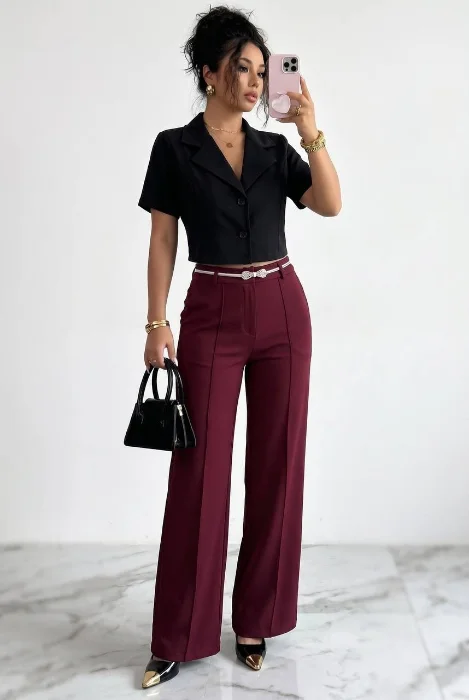 Pantalon Milan de Scuba Malha