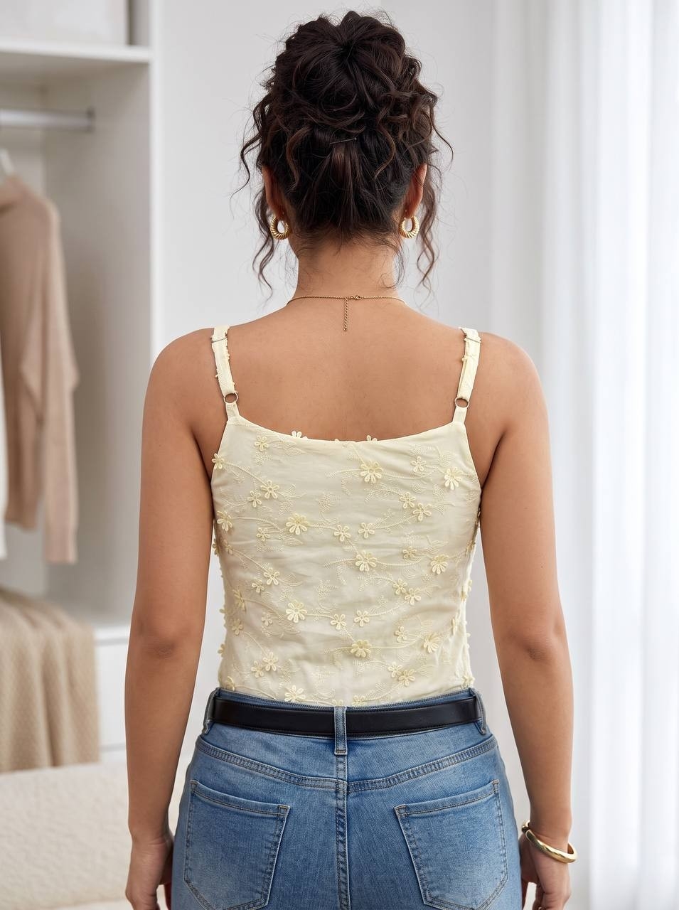 Musculosa Grecia de Broderi Bordado - Imagen 4