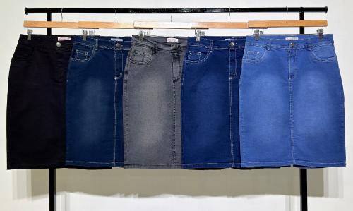 Pollera Jeans Elastizado