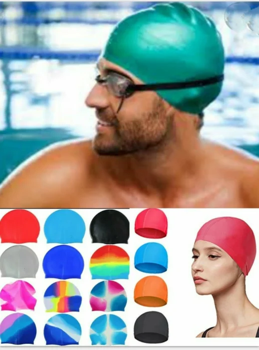 Gorro de Natación Lycra y Silicona