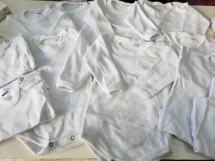 Bodi Bodys Blanco Liso X Docena
