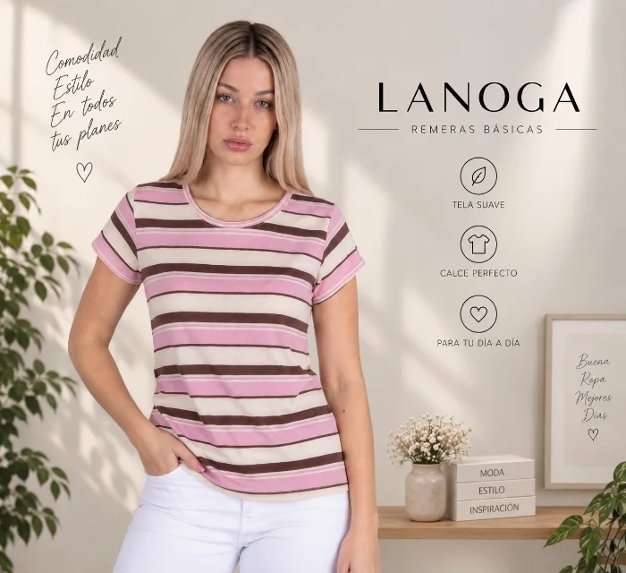 Remera Rayada