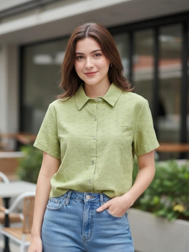 Camisa Corta Broderi - Imagen 2