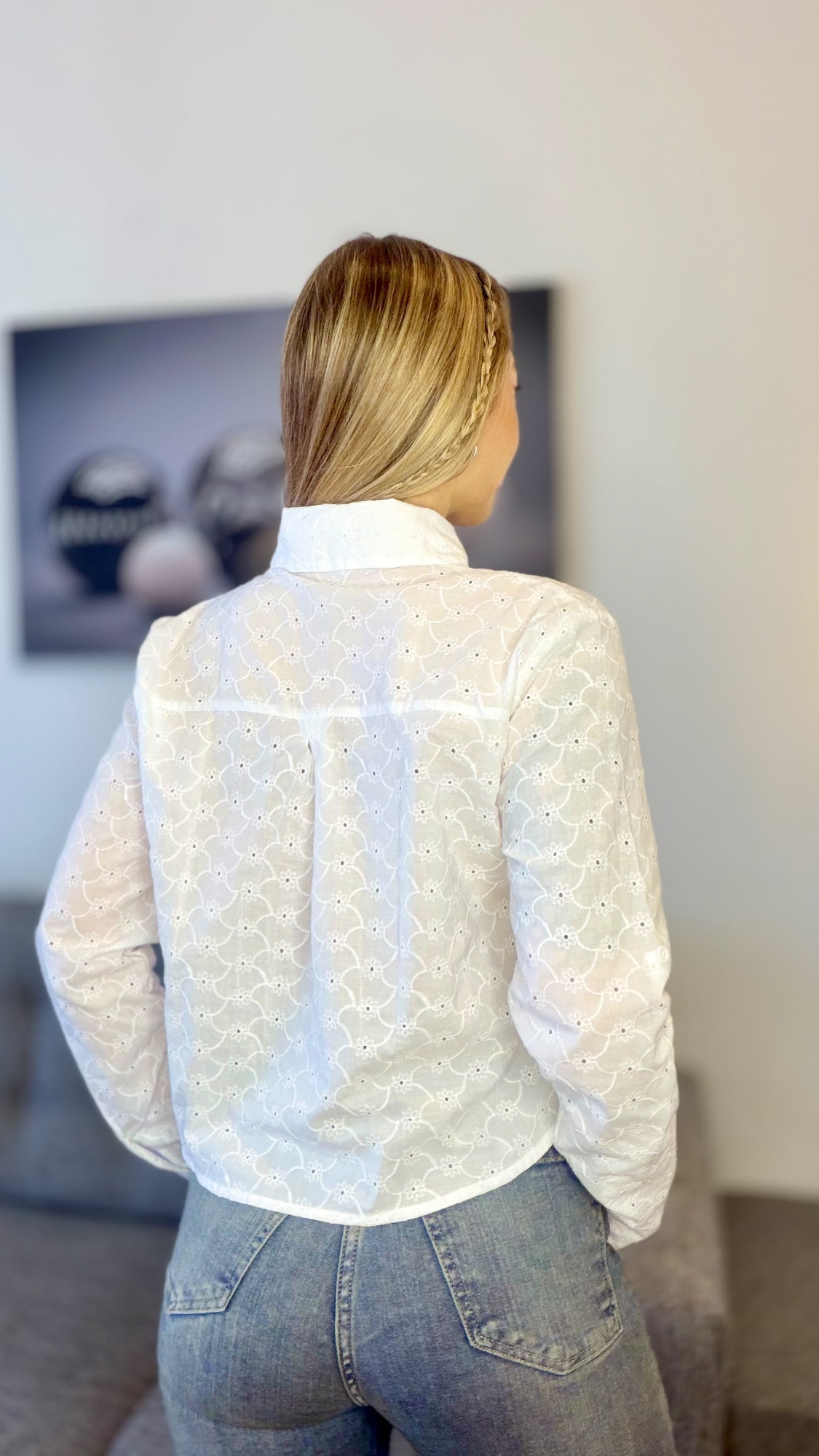 Camisa de Broderi  Plano - Imagen 3