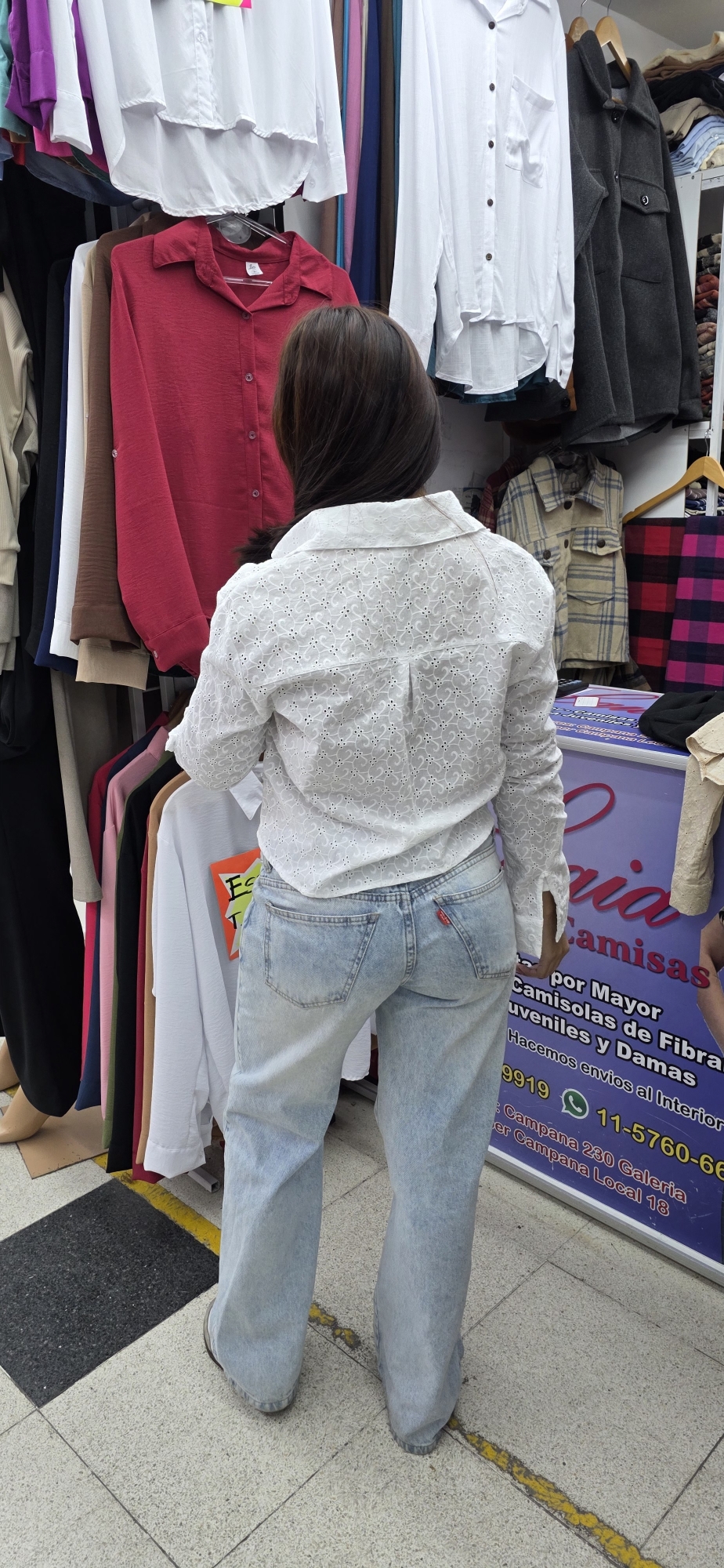 Camisa de Broderi  Plano - Imagen 5