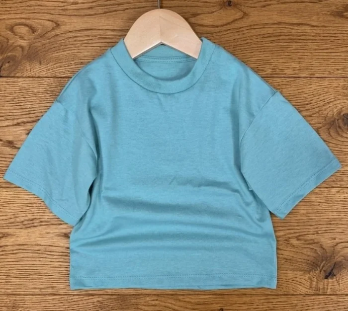 Remera Bebe Oversize Algodón Peinado
