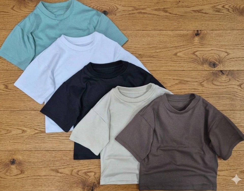 Remera Bebe Oversize Algodón Peinado - Imagen 2