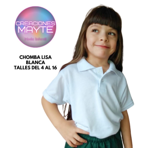 Chombas Blancas (pique) - Miniatura 2