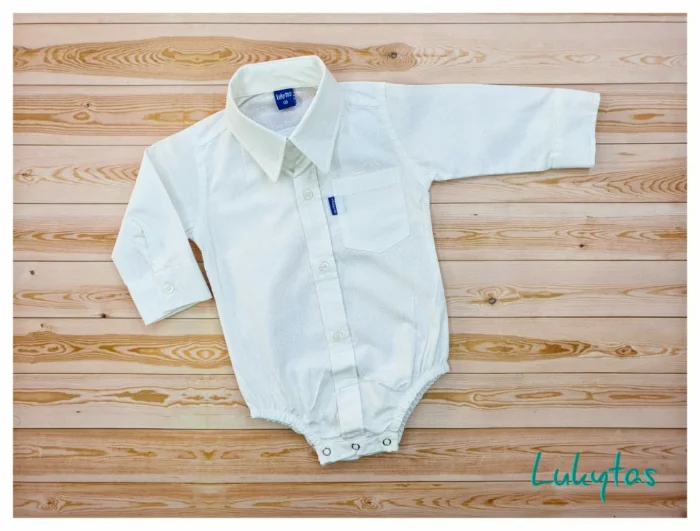 Boddy  Camisa Manga/larga  Lisas de Poplin Elastizado [bebé]