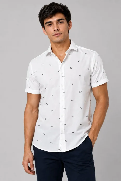 Camisa M. Corta Estampada