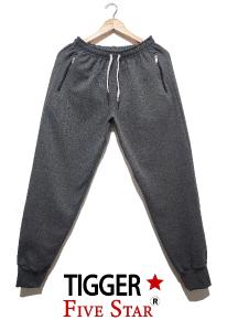 Pantalón Jogging Frisa con Puño y Cierre Hombre Babucha - Miniatura 2