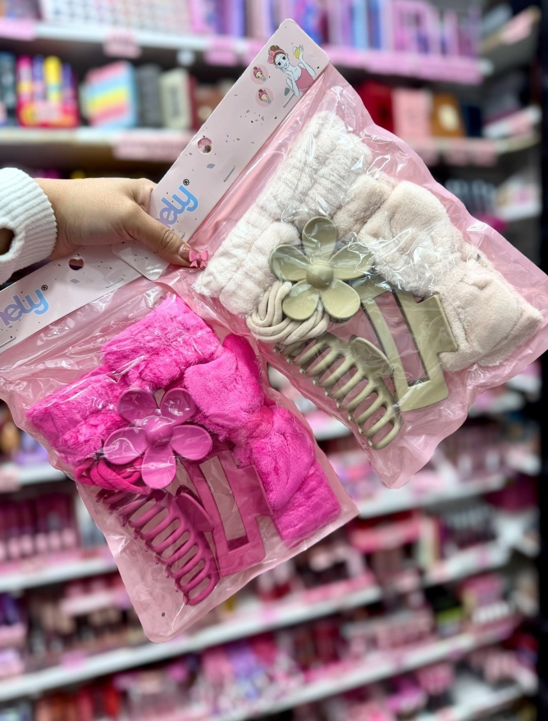Kit Skincare Completo (vincha, Colitas, Broches & Muñequeras) - Imagen 2