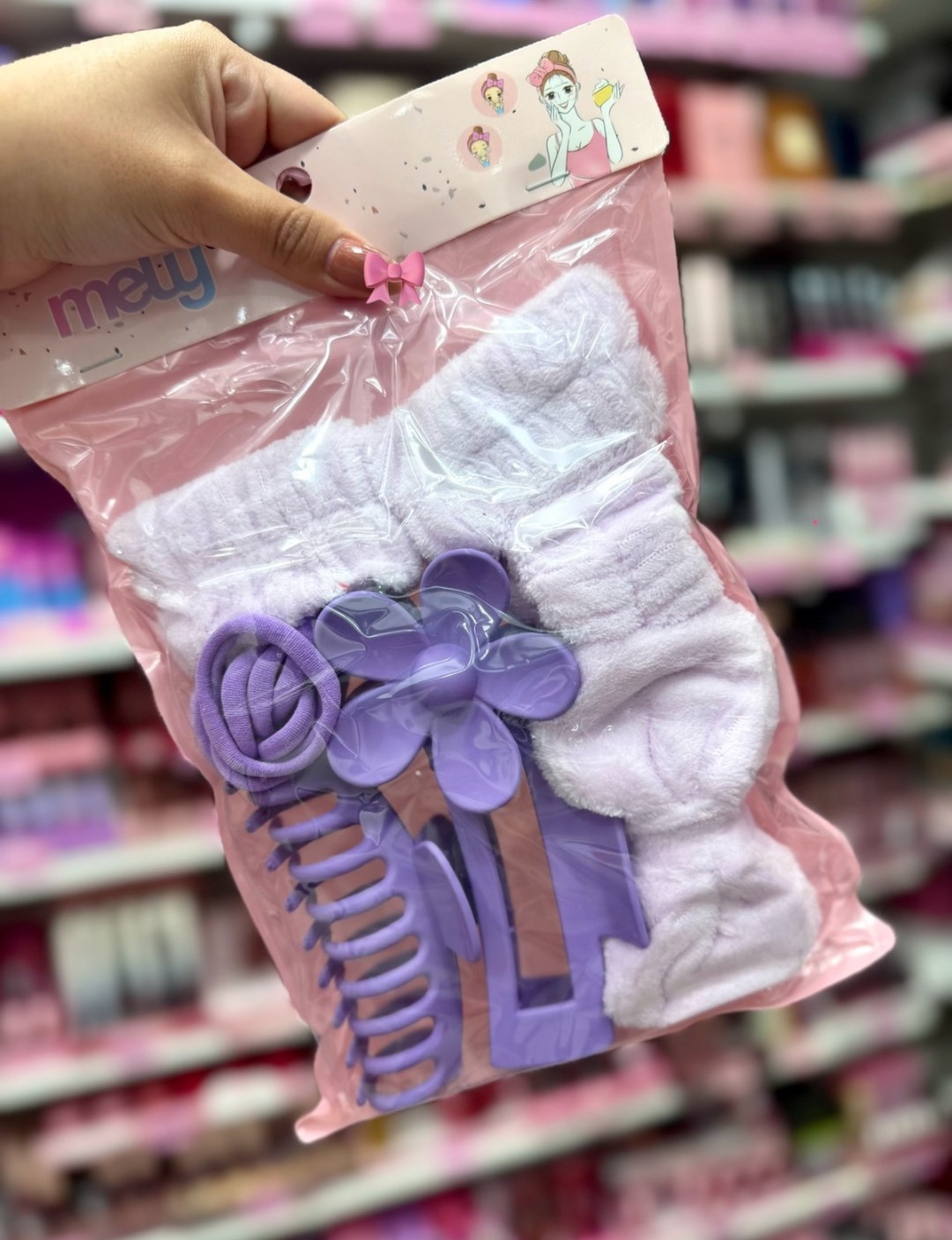 Kit Skincare Completo (vincha, Colitas, Broches & Muñequeras) - Imagen 4