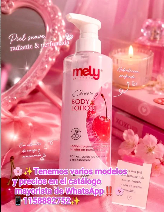 Locion Corporal con Aroma Cherry de Mely
