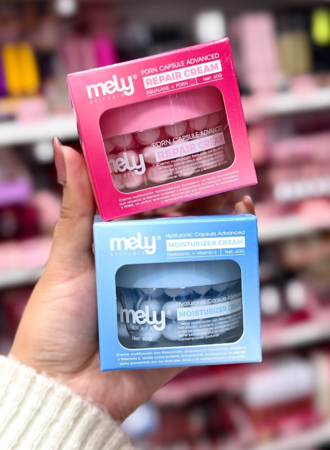 Crema Facial en Capsulas de Mely (tipo Gel) - Imagen 2