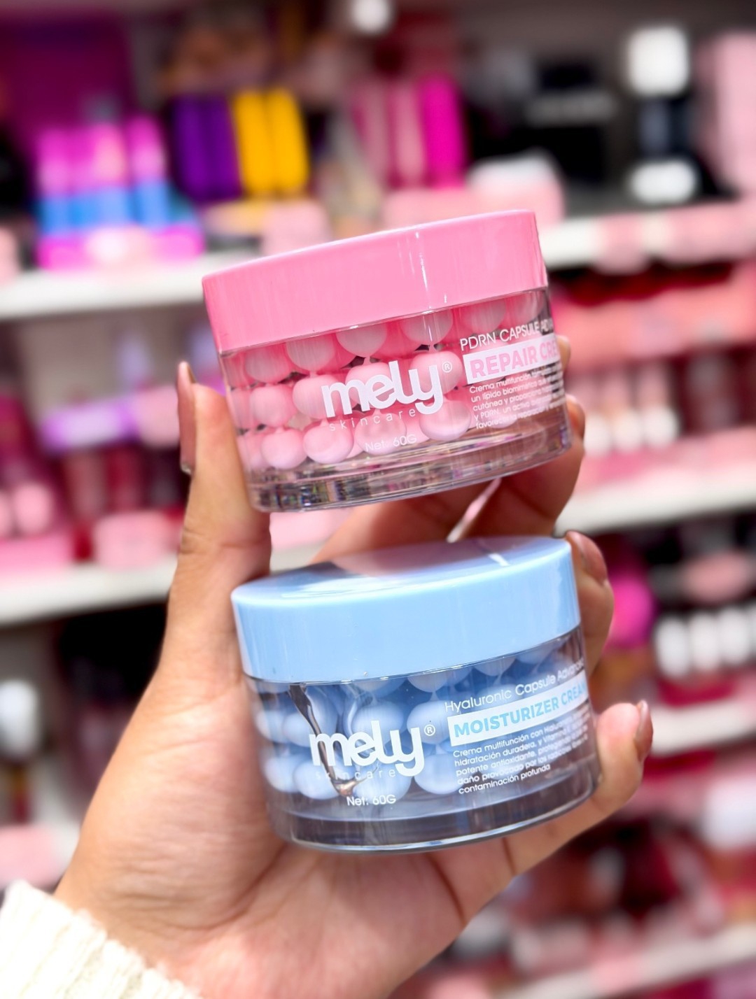 Crema Facial en Capsulas de Mely (tipo Gel) - Imagen 3