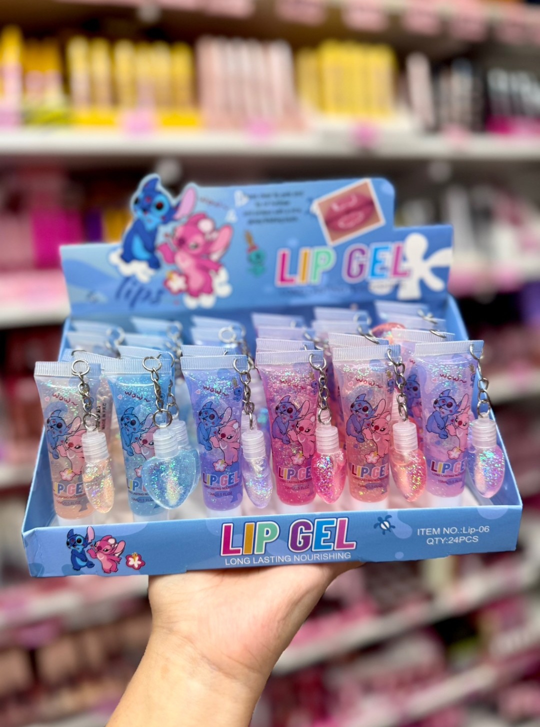 Brillo Labial con Llavero de Personajes - Imagen 2