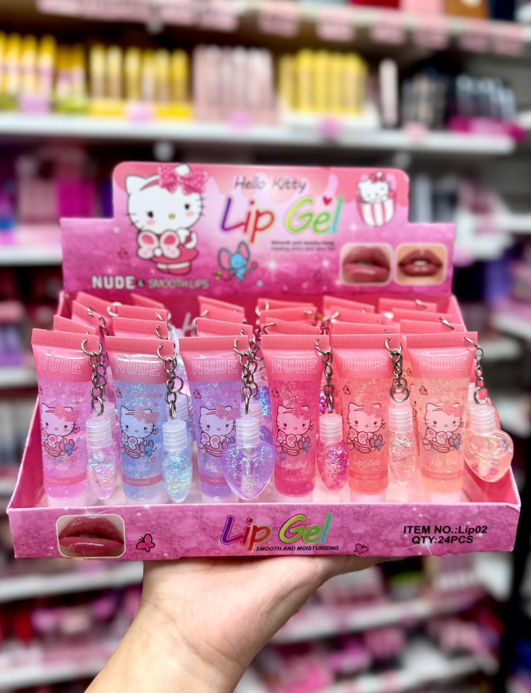 Brillo Labial con Llavero de Personajes - Imagen 3