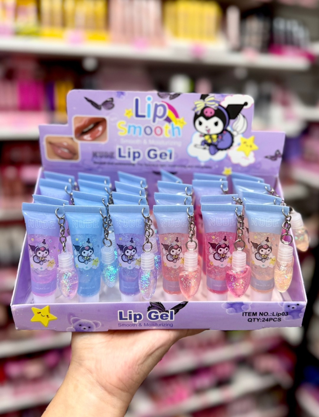 Brillo Labial con Llavero de Personajes - Imagen 4