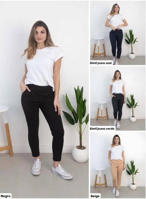 Pantalon Bengalina Pinzado