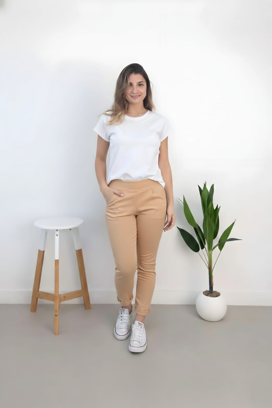 Pantalon Bengalina Pinzado - Imagen 5
