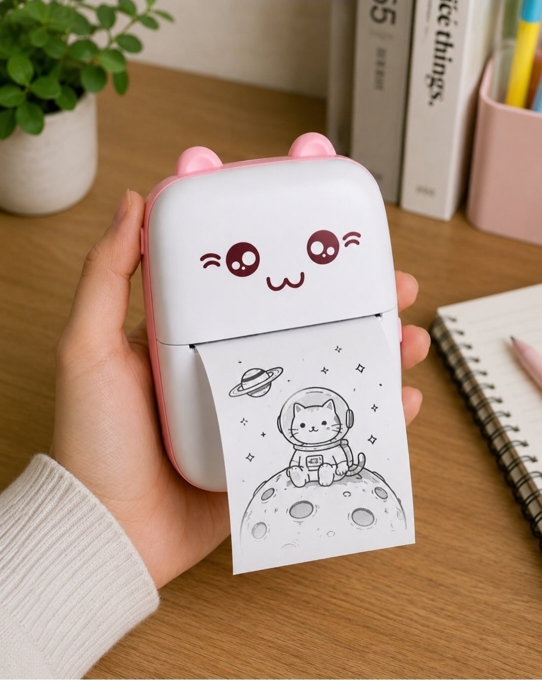 Mini Impresora Termica Bluetooh Recargable - Imagen 1