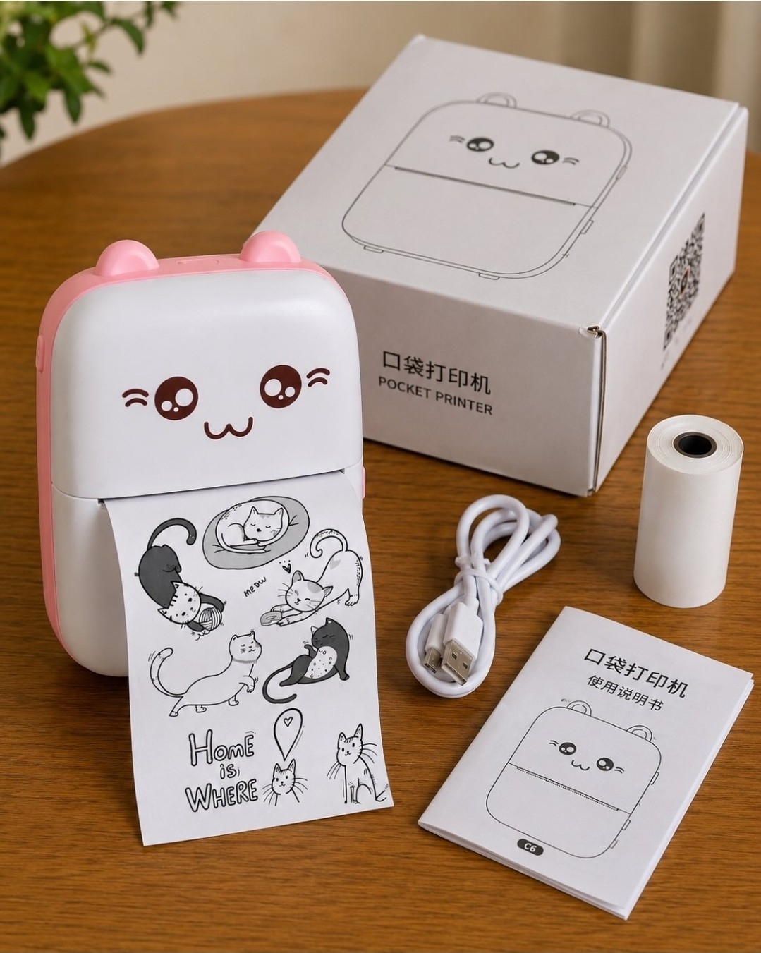Mini Impresora Termica Bluetooh Recargable - Imagen 2