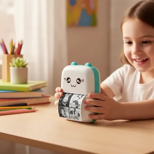 Mini Impresora Termica Bluetooh Recargable - Imagen 3