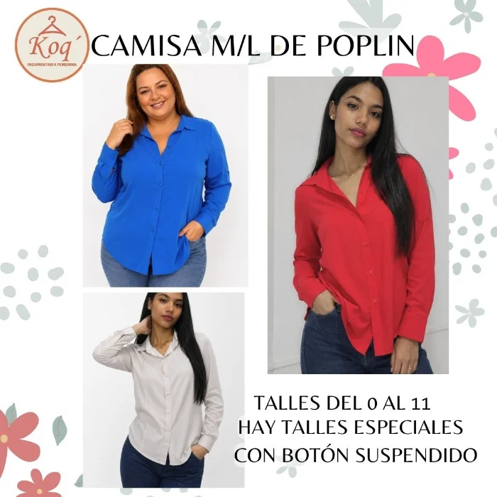 Camisas  Poplin