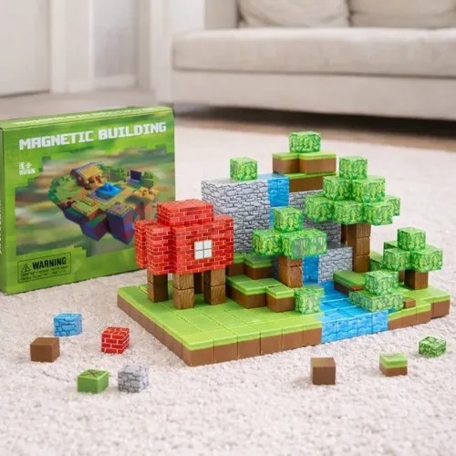 Bloque 100psc Magnetic Minecraft - Imagen 2