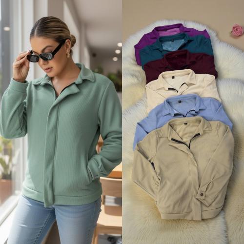 Campera Wanda de Wafle con Plush - Miniatura 4