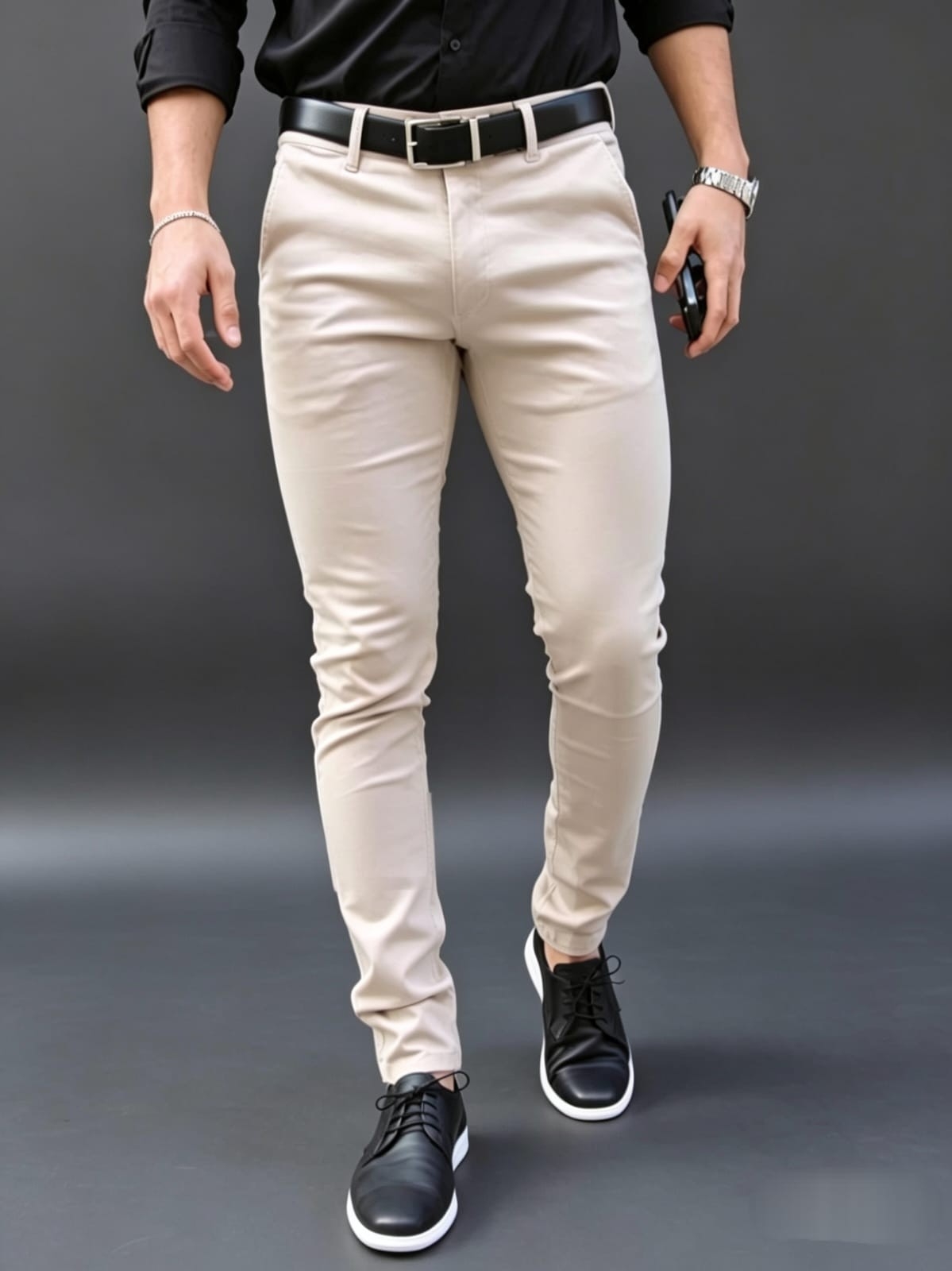 Pantalones Corte Chino Excelente Calidad - Imagen 9