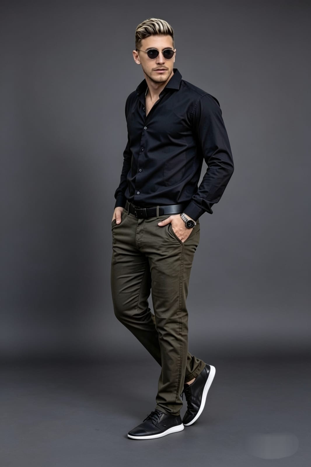Pantalones Corte Chino Excelente Calidad - Imagen 3