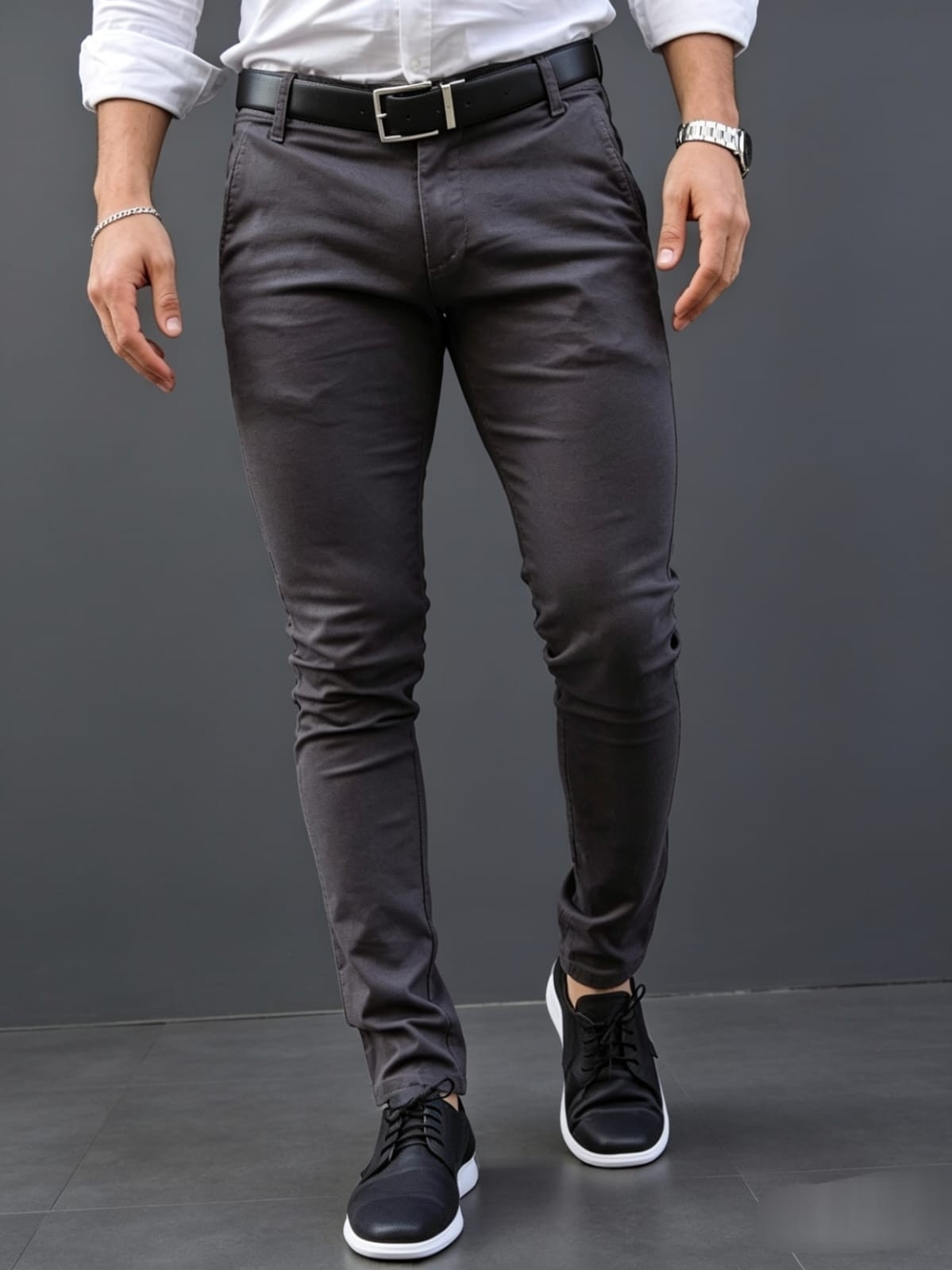 Pantalones Corte Chino Excelente Calidad - Imagen 4