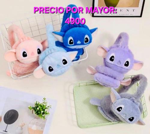 Orejera Diseño Stich (varios Modelos y Precios)