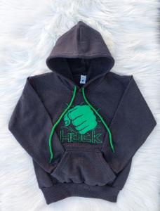 Buzo Hulk Frizado Bordado