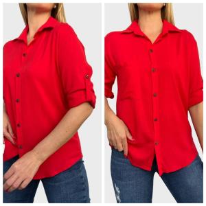 Camisas Manga 3/4 Lino Spandex - Miniatura 3