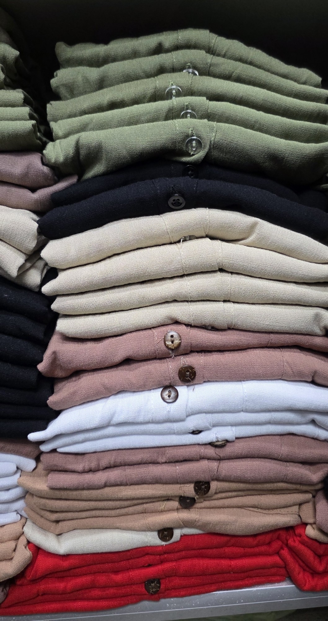 Camisas Manga 3/4 Lino Spandex - Imagen 4