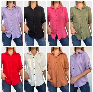 Camisas Manga 3/4 Lino Spandex - Miniatura 2