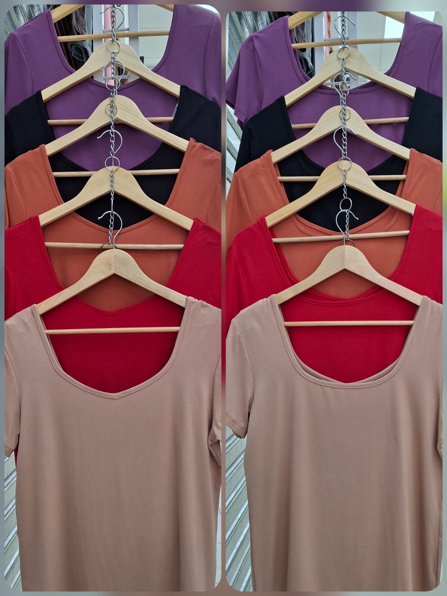 Remeras 2en1 por Talles- Modal Viscosa - Imagen 2