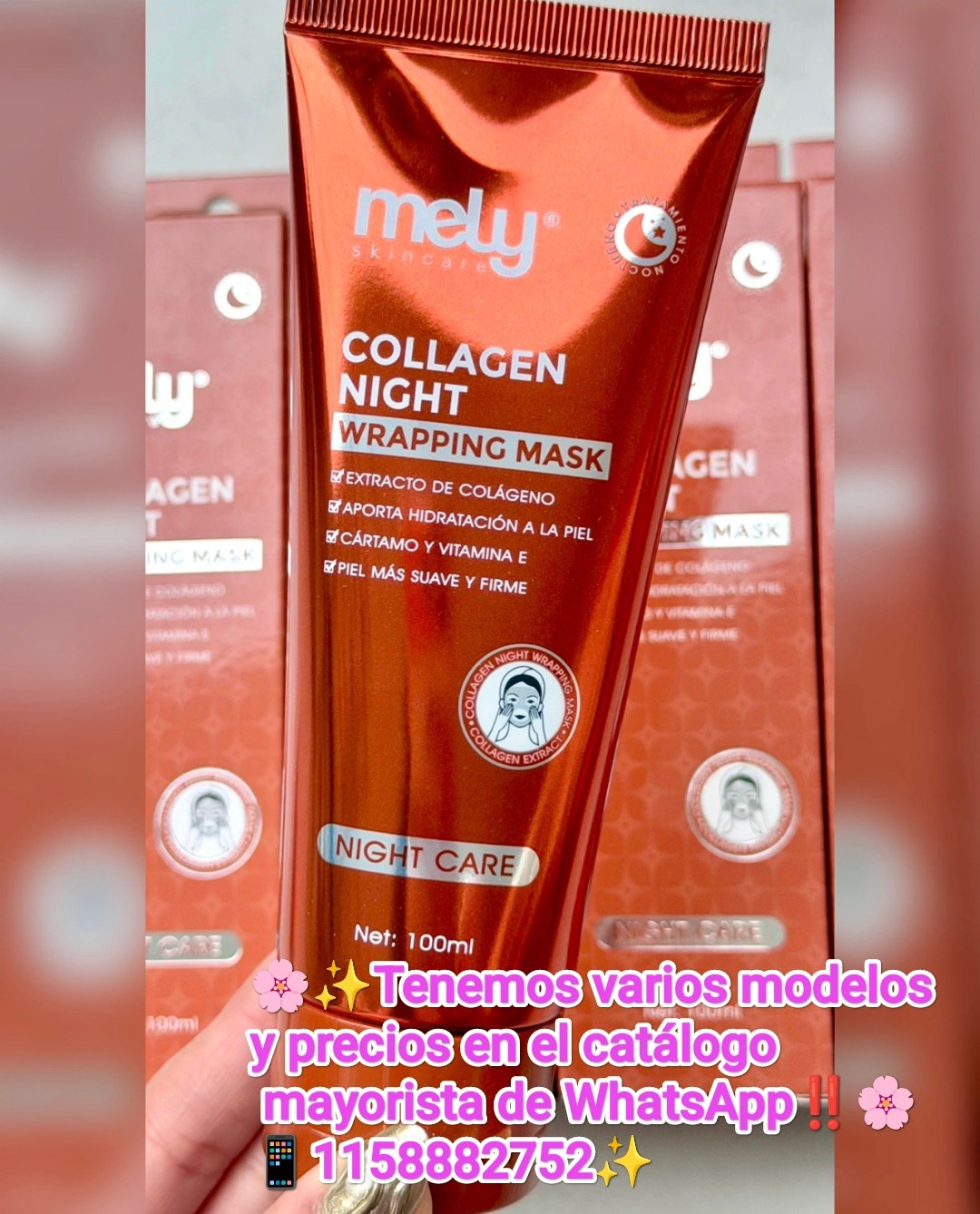 Mascarilla de Colageno Nocturna de Mely - Imagen 1