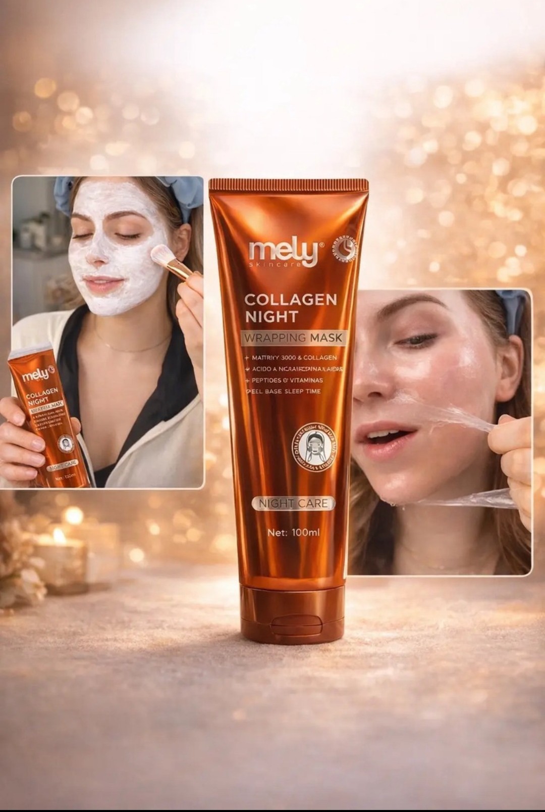 Mascarilla de Colageno Nocturna de Mely - Imagen 3